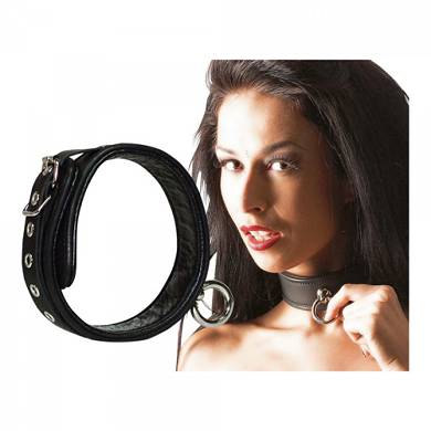Zado - Leder Halsfessel - One Size - in Schwarz