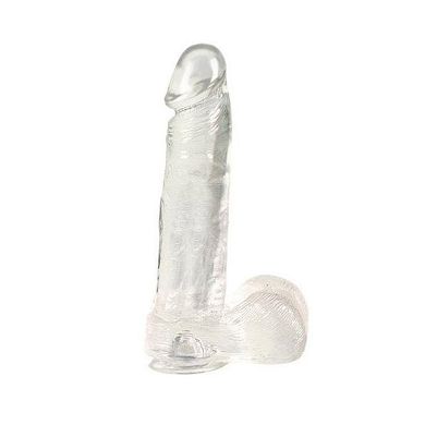 California Exotic Sex Toys Dong with Suction Cup Clear 8 Inches. Durchsichtig