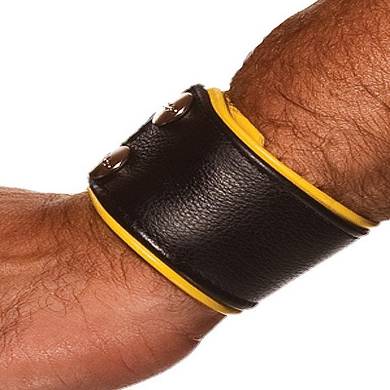 Colt Leather Wrist Wallet Yellow