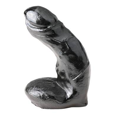 All Black Dildo - 15 cm