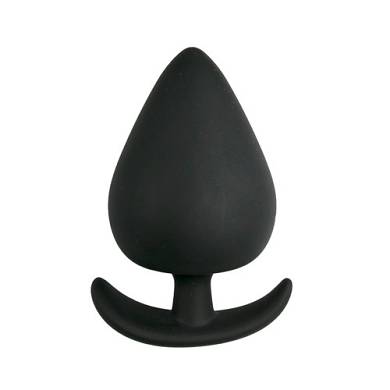 Schwarzer Anker-Buttplug - Schwarz