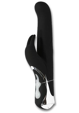 19 x 3,6 cm Shots Toys Vibrator Rechargeable Rabbit black