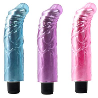 Jelly Gems No 10 Vibrator, 19 x 4 cm