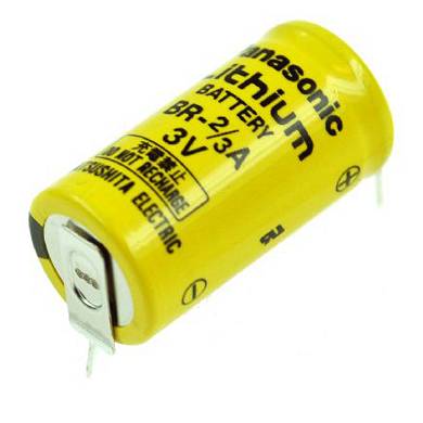 1x BR-2/3A + Sockel * PANASONIC * BATTERIE  BR-2/3AE2SPE Spezialbatterie LITHIUM