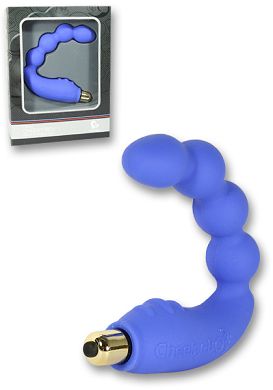 CHEEKY BOY - Prostata Vibrator blue