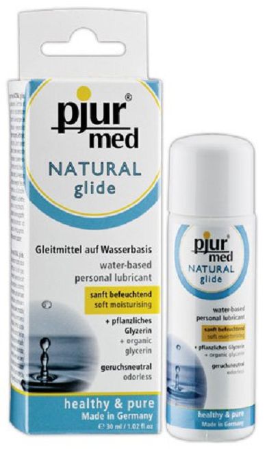 pjur med Natural glide Gleitgel wasserbasierend f. sensible Haut