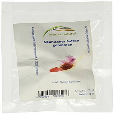 Aroma natural Safran spanisch gemahlen 5 g. 1er Pack (1 x 5 g)