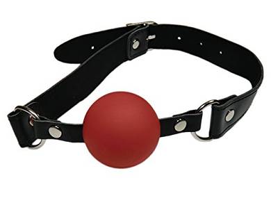 Ballknebel rot Knebel red (Ball-Gag Ballgag Bondage)