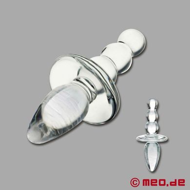 Glas - Titus Beaded Glass Butt Plug