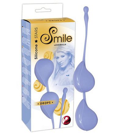 Smile Drops - tropfenfrmigen Kugeln (blau)