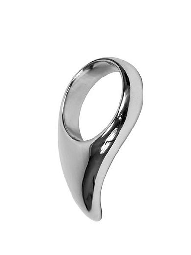 Teardrop: Edelstahl-Penisring