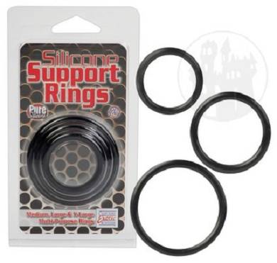 Silicone Support Rings black