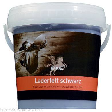 B & E LEDERFETT SCHWARZ 1000 ML LEDERPFLEGE LEDERREINIGUNG 9203S-1
