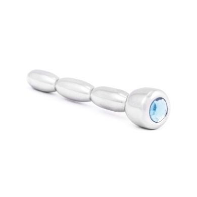 Penis Plug Dilator mit Diamant an der Spitze mm lang - Prinzenzepter - Harnröhren Plu
