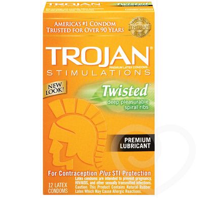 Trojan Twisted Pleasure Kondome (12er Pack)