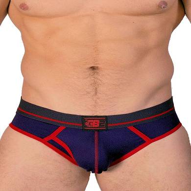 GB2 BB Bubble Butt Jock Brief Underwear Purple/Red