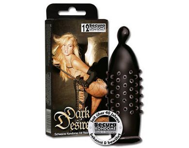 Secura Dark Desire Kondome - 12 Stck