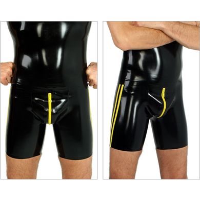 Latex-Radhose mit Pouch