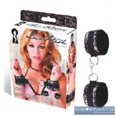 LUX FETISH Lace Love Cuffs