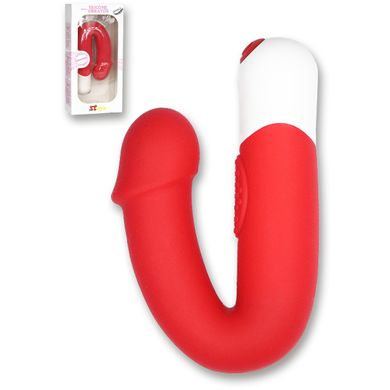 20 x 3,2 cm Stoys Silikon-Vibrator Shanice wasserdicht 12 Speed red
