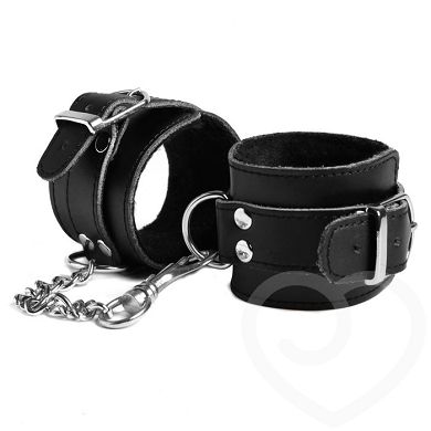 Bondage Boutique schwarze Handfesseln aus Leder