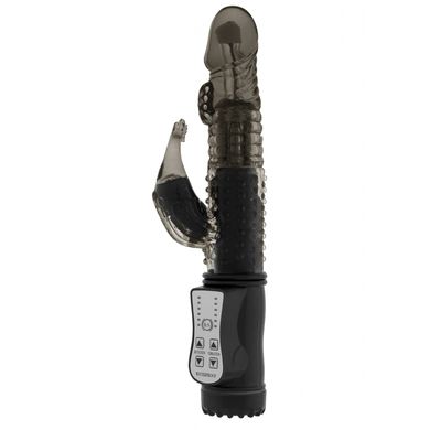 22 x 3,2 cm Perlenvibrator Rotating Head - Vibrating Dolphin black
