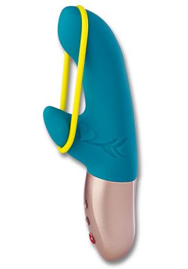 Funfactory Vibrator Click n Charge - Amorino petrol/gelb