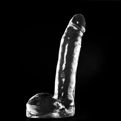 Realistischer Dildo Detroid transparent 33 x 7 cm