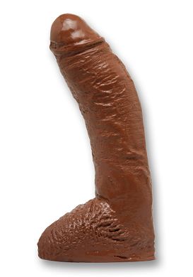 25 x 5,5 cm Dildo American Quarterback brown