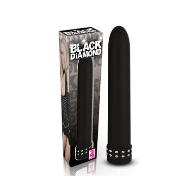 T4L Black Diamond Large Vibrator, 17,5 x 2,5 cm