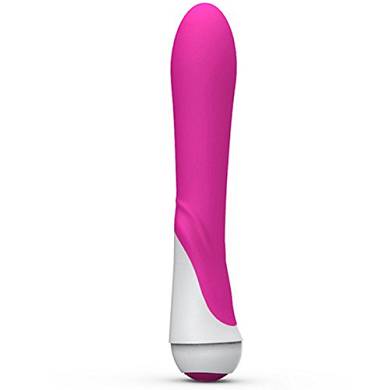 LuxuryToys Sara Silikon Vibrator G Punkt Batteriebetrieben 7 Vibrationsstufen (Pink)