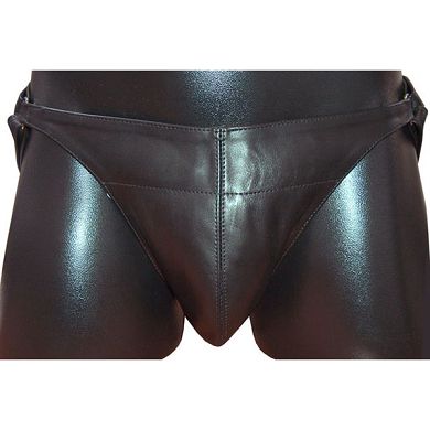 MisterB Lederslip mit 2 Gurten