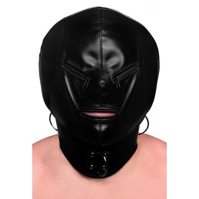 Bondage Hood Maske mit Reiverschluss