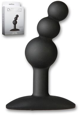 8 x 2,2 cm Plug Doc Johnson Platinum Silicone The Minis Bubble small black