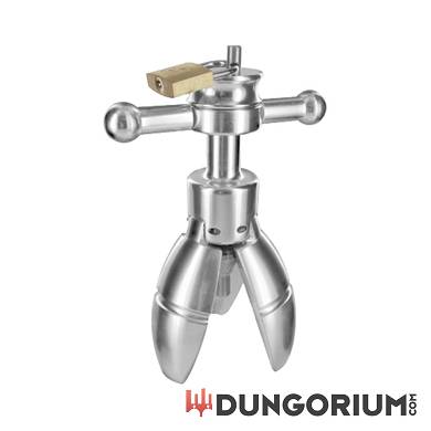 Der dreiblttrige Analplug aus Stahl