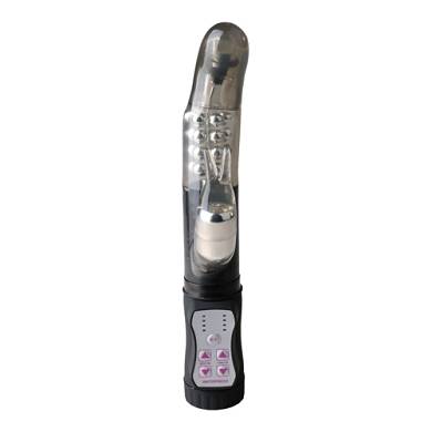 Rabbit Vibrator in Schwarz