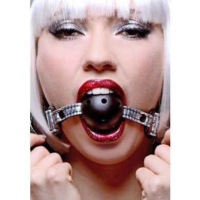 Master Series - Platinum Bound Gagged Breathable Ball Gag