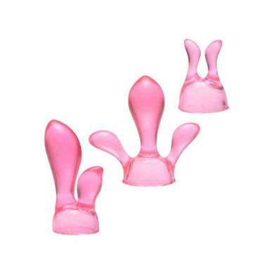 Drei Aufstze Wand Vibrator in Pink
