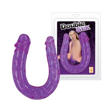 T4L Doppeldildo Violett 30 x 3cm
