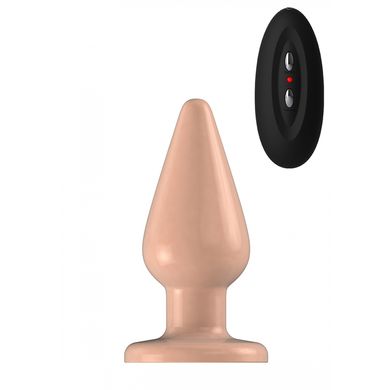 13 x 4,9 cm Buttplug Bottomline flesh vibrating