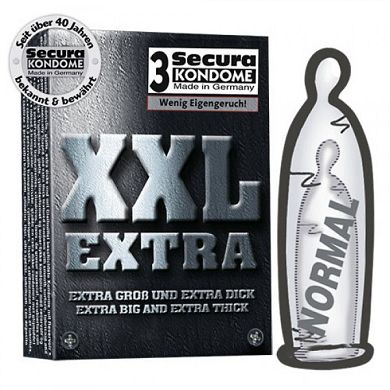 Secura Kondome XXL Extra 3er