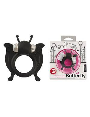 *SHOTS TOYS Butterfly Penis Ring black