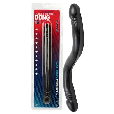 Doppeldildo Smooth Black 44,5 x 4 cm
