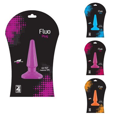 T4L Fluo Analplug 1-2,8 x 10,5 cm