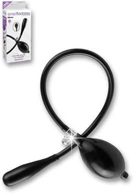7,5 x 1,8 cm Anal Fantasy - Inflatable Silicone Ass Expander black