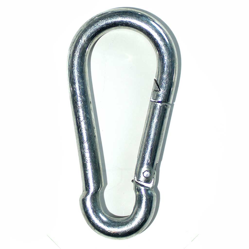 1 Deluxe Karabinerhaken 8cm