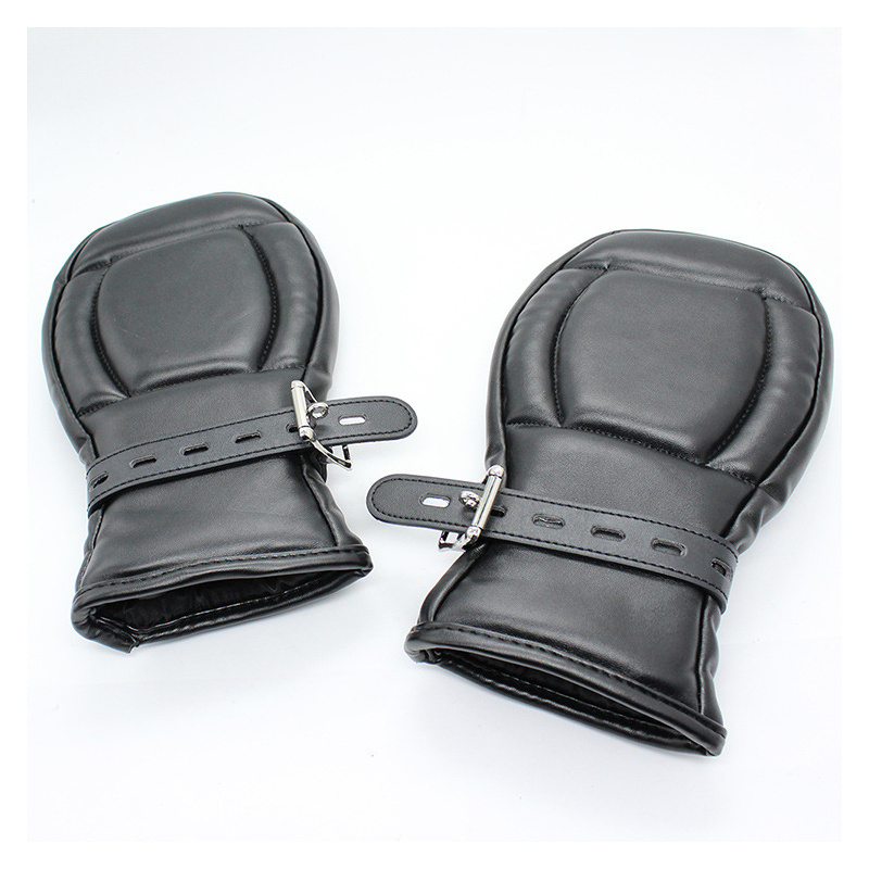 Bondage-Fausthandschuhe abschließbar
