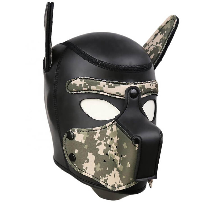 HardcoreDeLuxe Neoprene Puppy Hood camouflage