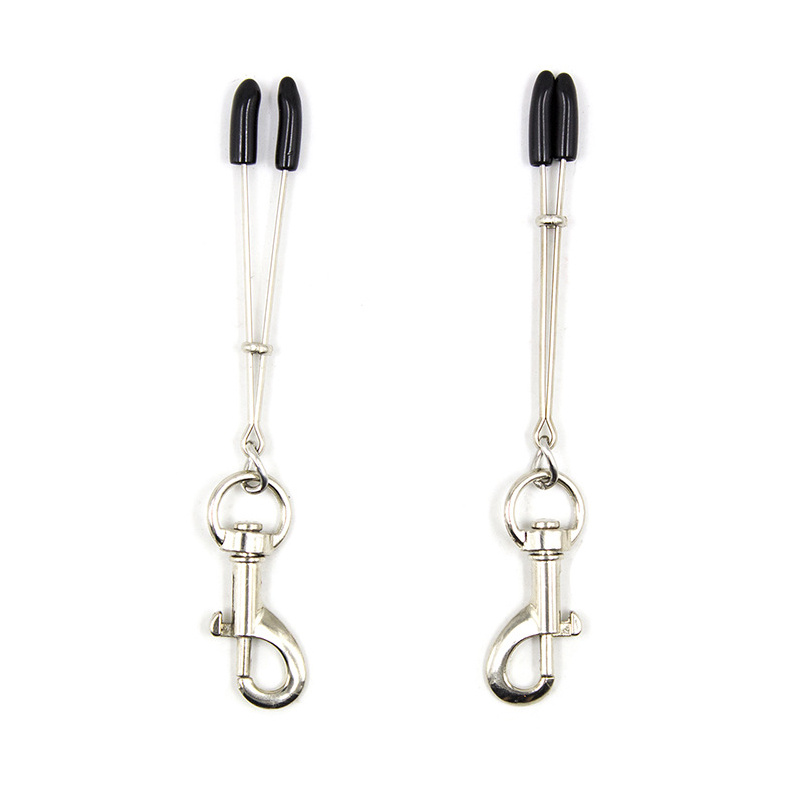 Nippelspange mit Karabiner