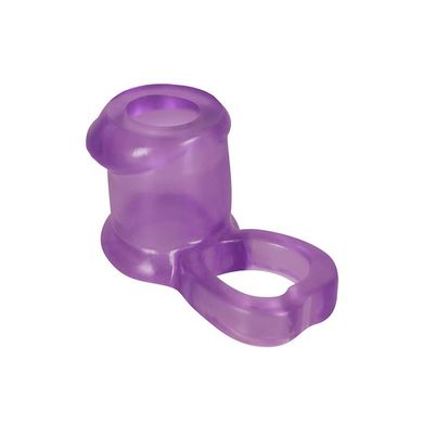 sleeve--ball-ring-penismanschette-mit-hodenring-lila